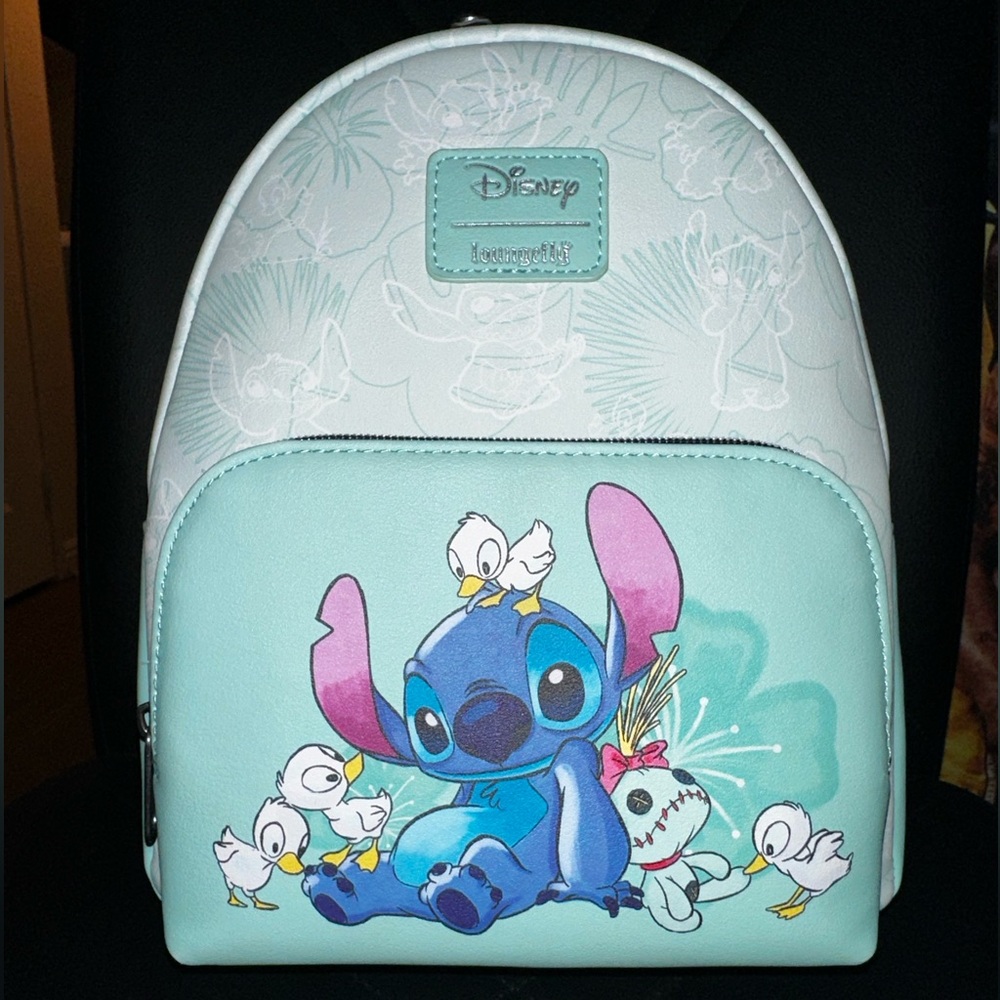 Disney Loungefly Stitch Mini Backpack!